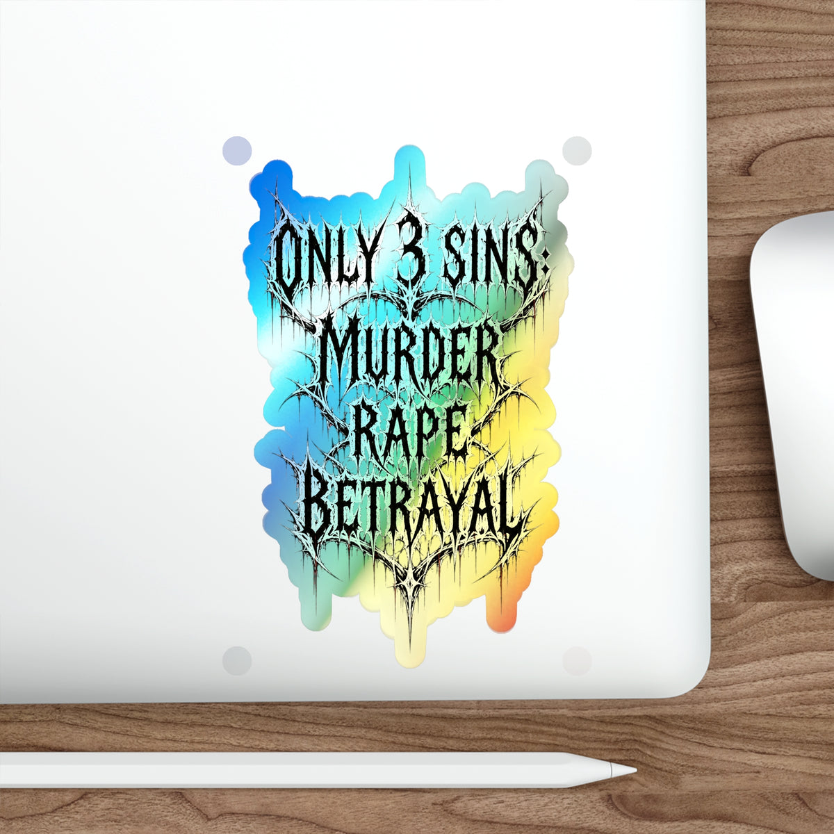 BLVCK // Holographic Sticker // Sin Doctrine Edition