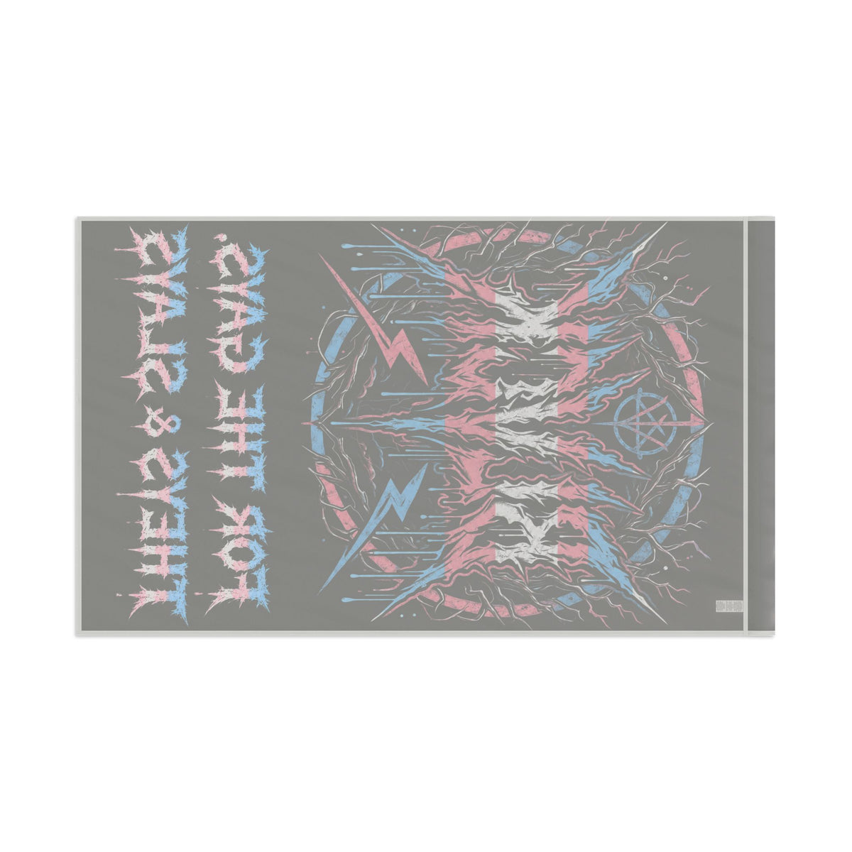 BLVCK Sigil Flag // For the Gays, Theys & Slays Edition
