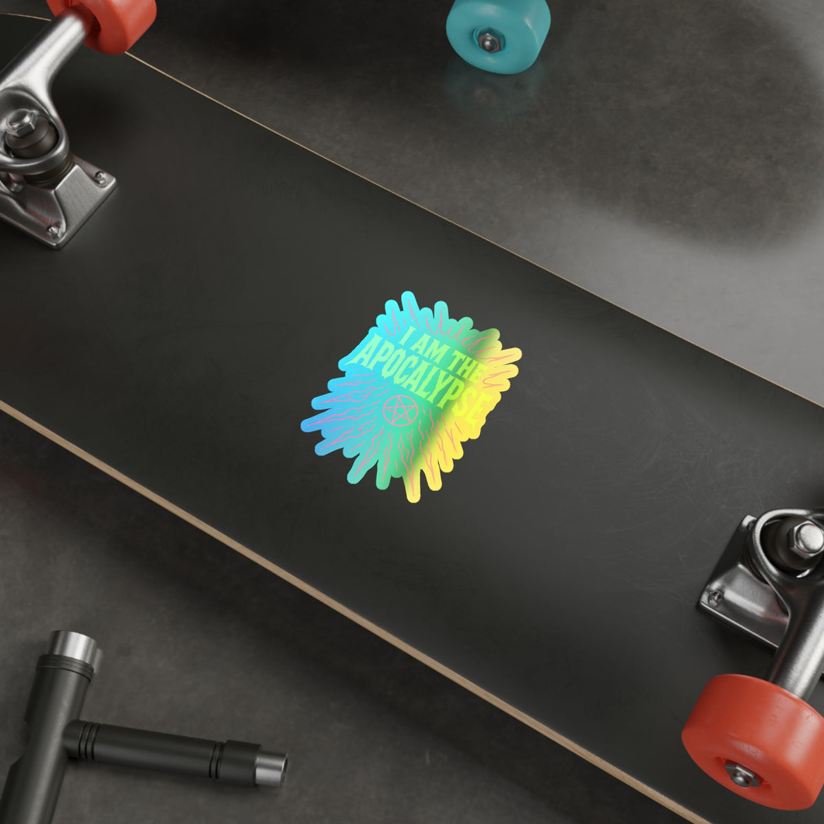 BLVCK // Holographic Sticker // Apocalypse Edition