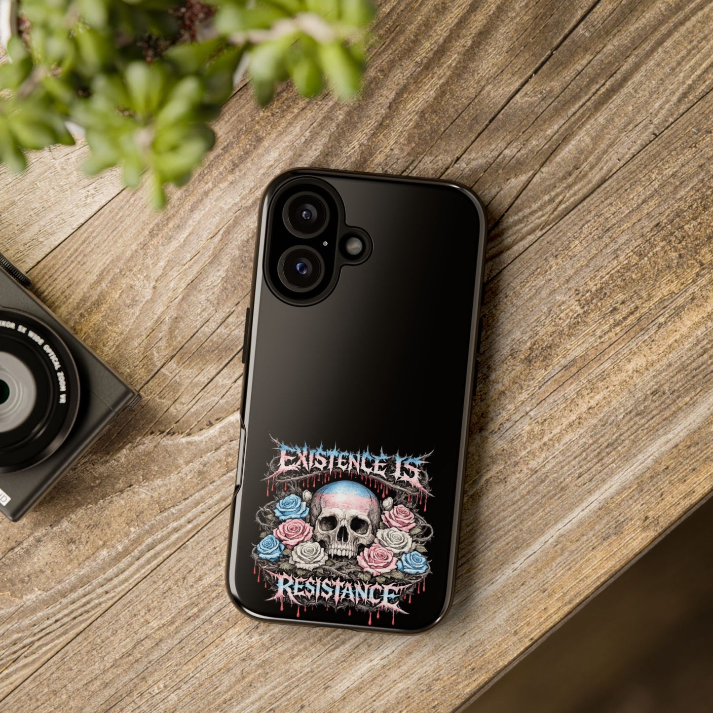 BLVCK // Existence Is Resistance - iPhone Case