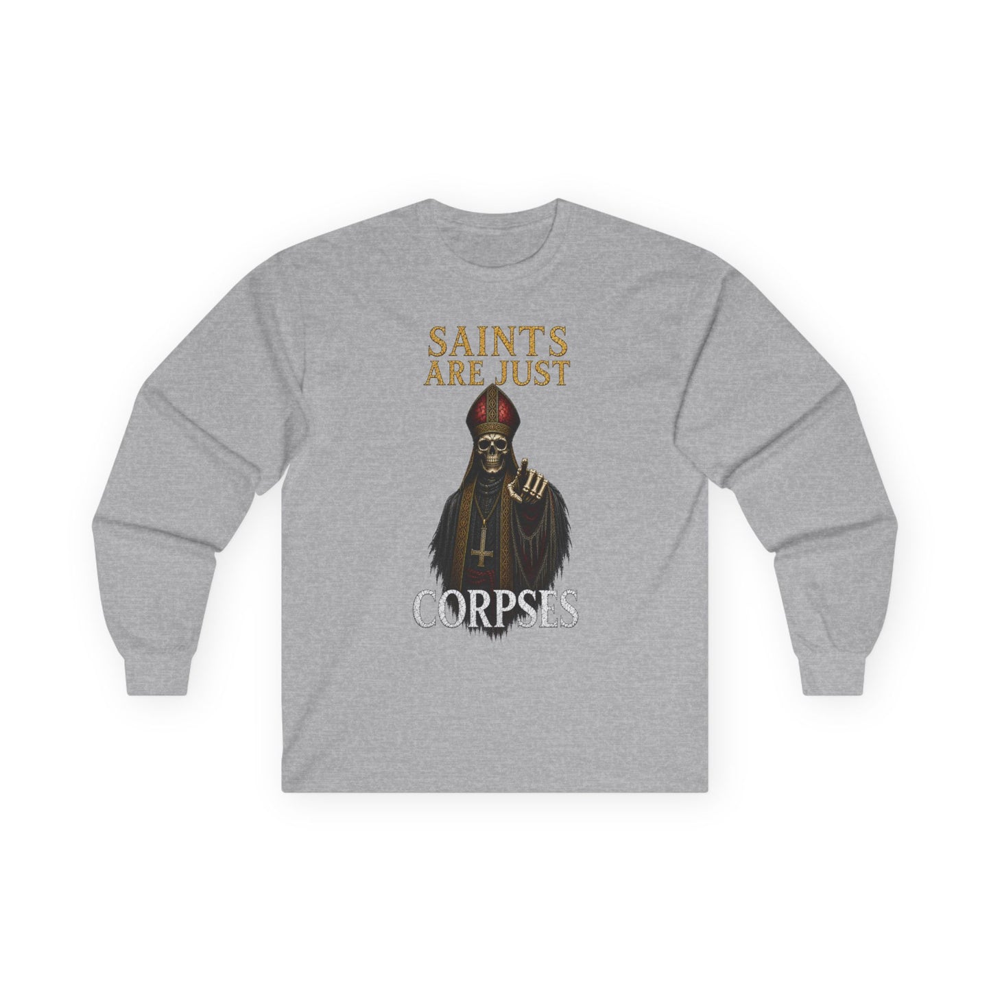 BLVCK // Saints Are Just Corpses - Long Sleeve Cotton Tee