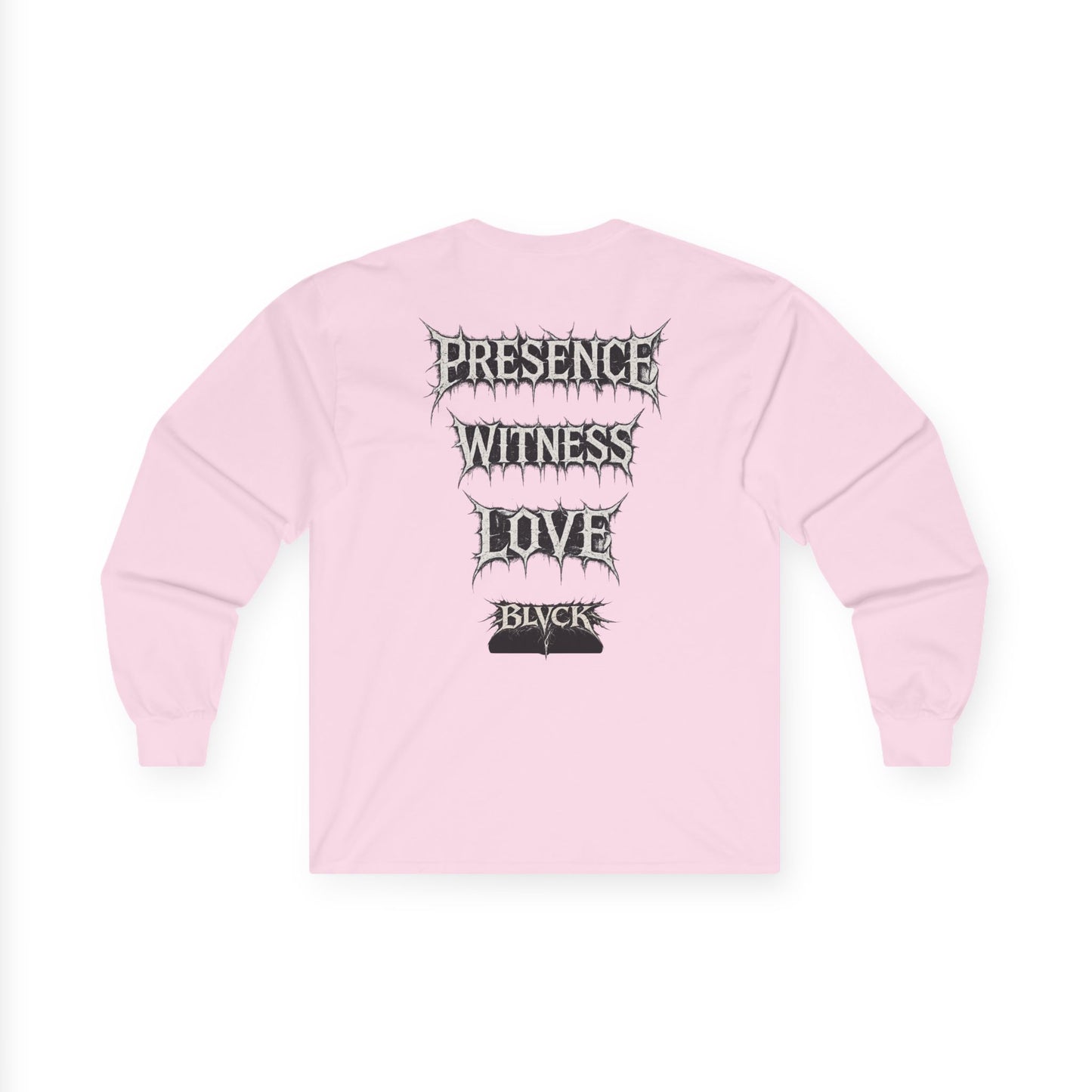 BLVCK // Better Broken Human Being - Long Sleeve Cotton Tee