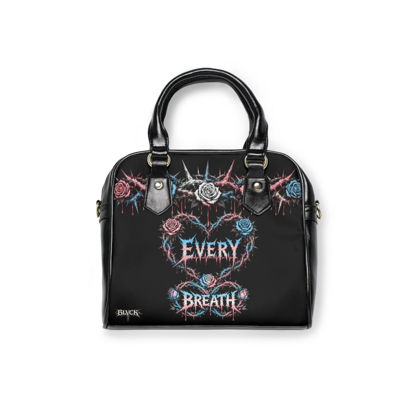 BLVCK // Existence Is Resistance Shoulder Handbag