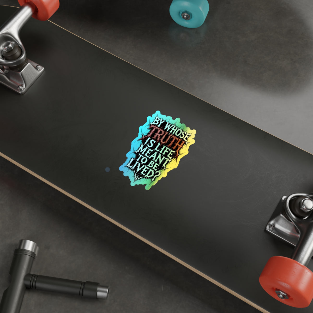 BLVCK // Holographic Sticker // Whose Truth Edition