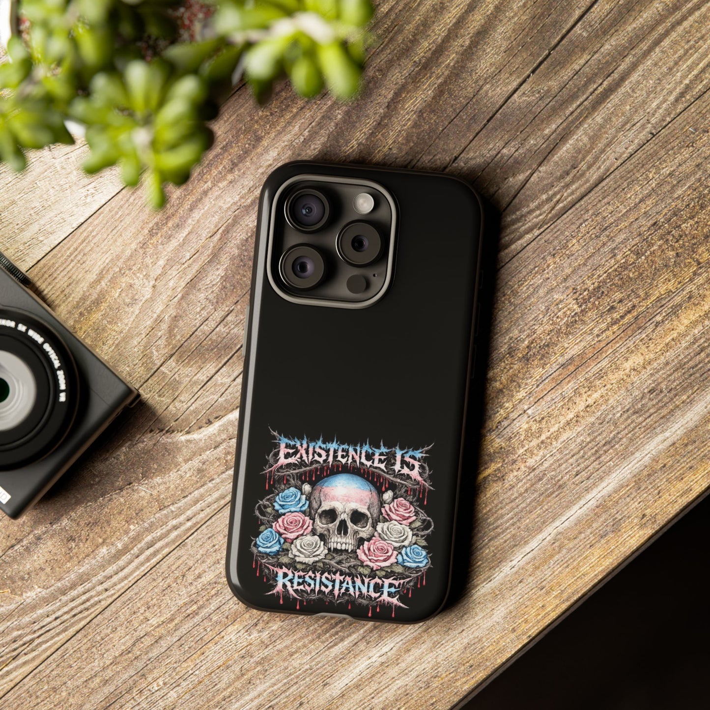 BLVCK // Existence Is Resistance - iPhone Case