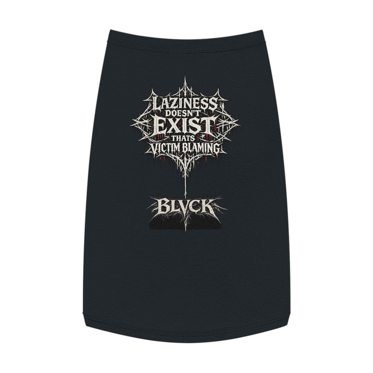 BLVCK // Laziness Doesn’t Exist - Animal Roommate Shirt