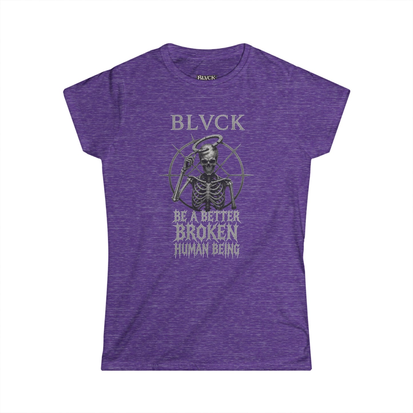 BLVCK // Better Broken Human Being - Monochrome Women's Tee