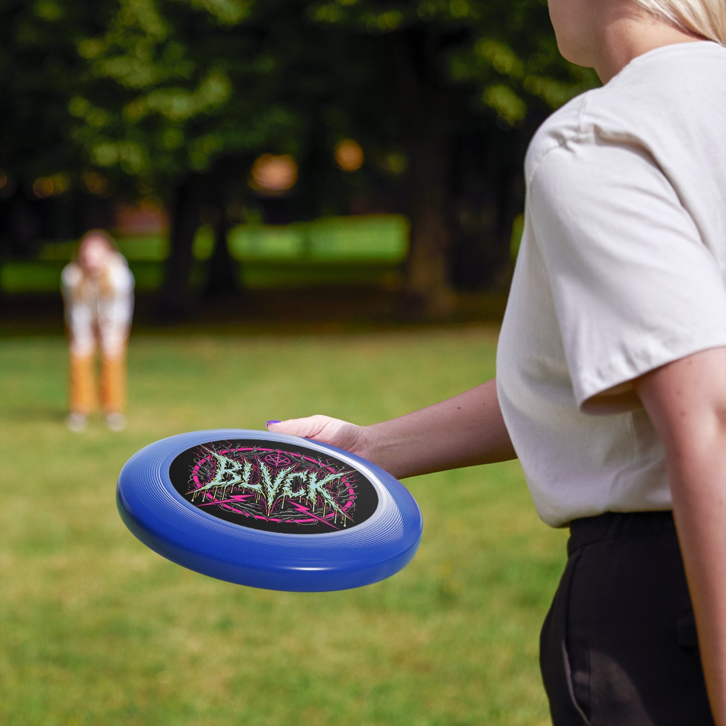 BLVCK Logo // Transmutation Sigil // Wham-O® Frisbee (10.875")