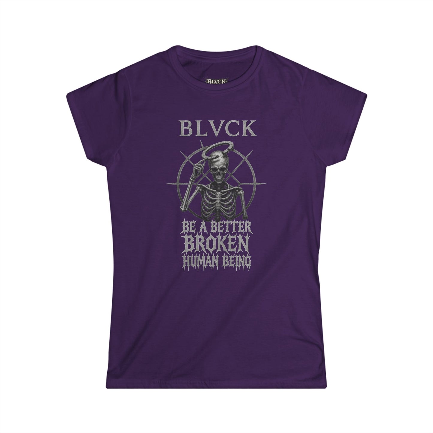 BLVCK // Better Broken Human Being - Monochrome Women's Tee