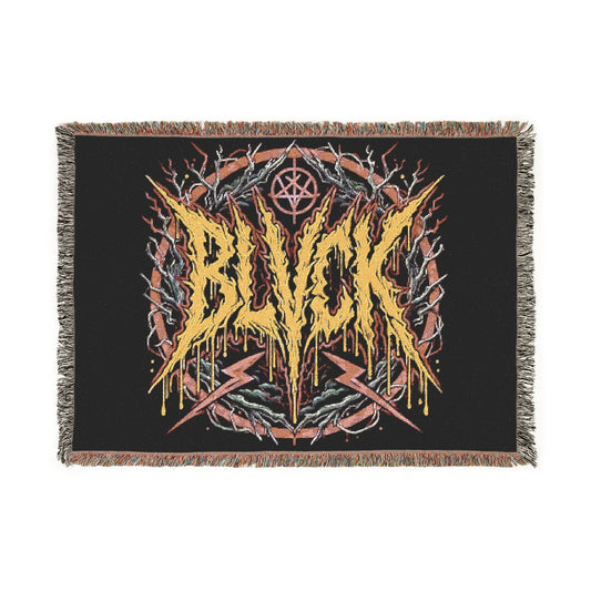 BLVCK Woven Blanket // Neon Inferno Edition