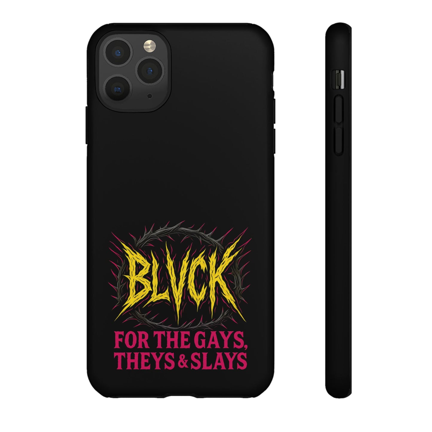 BLVCK // For the Gays, Theys & Slays iPhone Case