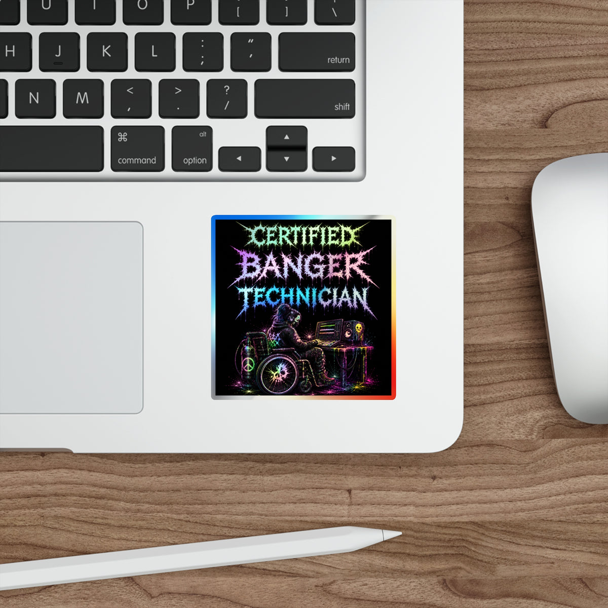CERTIFIED BANGER TECHNICIAN // BLVCK Holographic Sticker