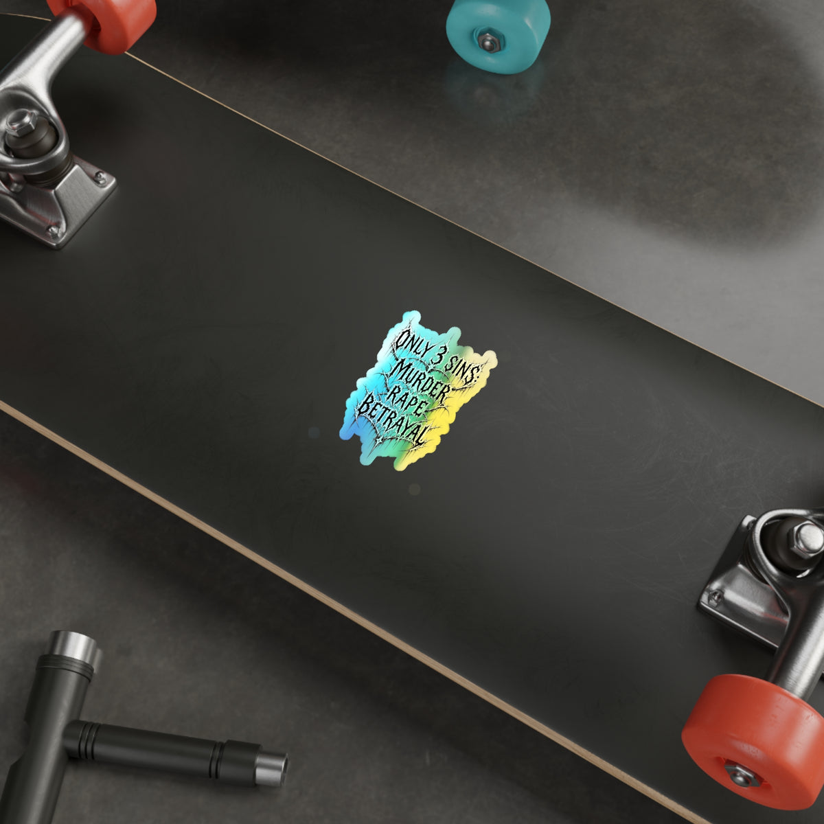 BLVCK // Holographic Sticker // Sin Doctrine Edition