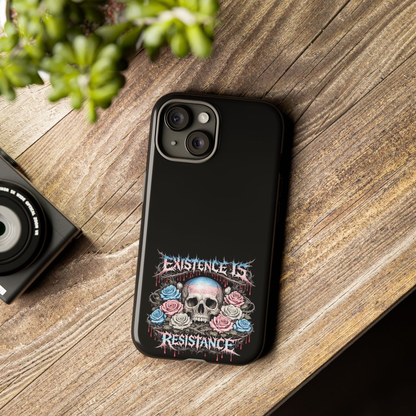 BLVCK // Existence Is Resistance - iPhone Case