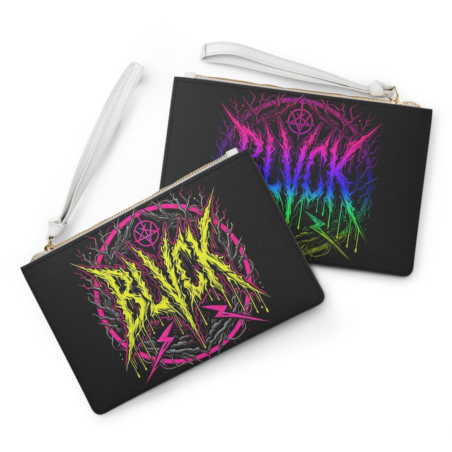 BLVCK // Dual Logo Clutch