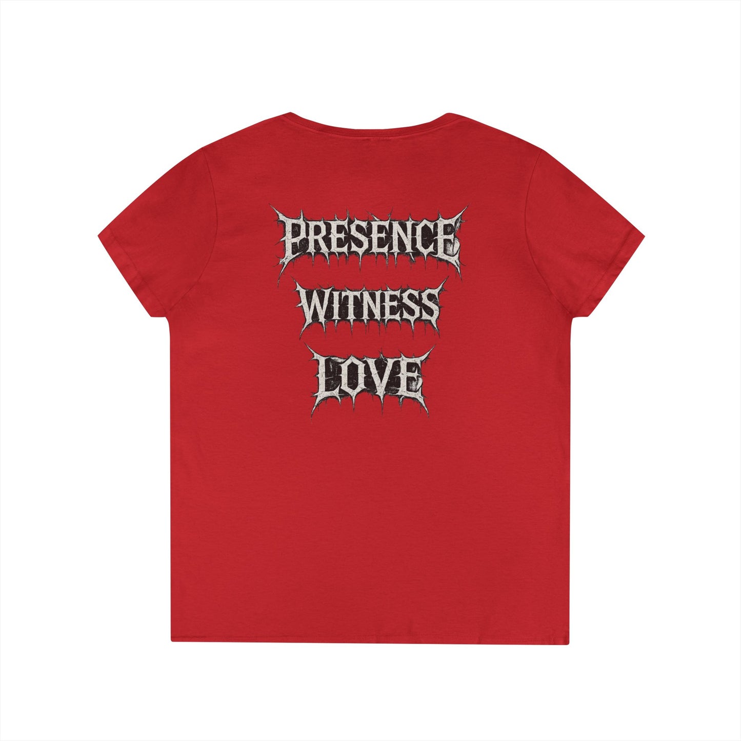 BLVCK // Presence - Witness - Love Women's V-Neck Tee