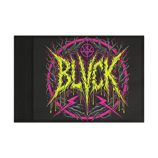 BLVCK Sigil Flag // Neon Inferno Edition