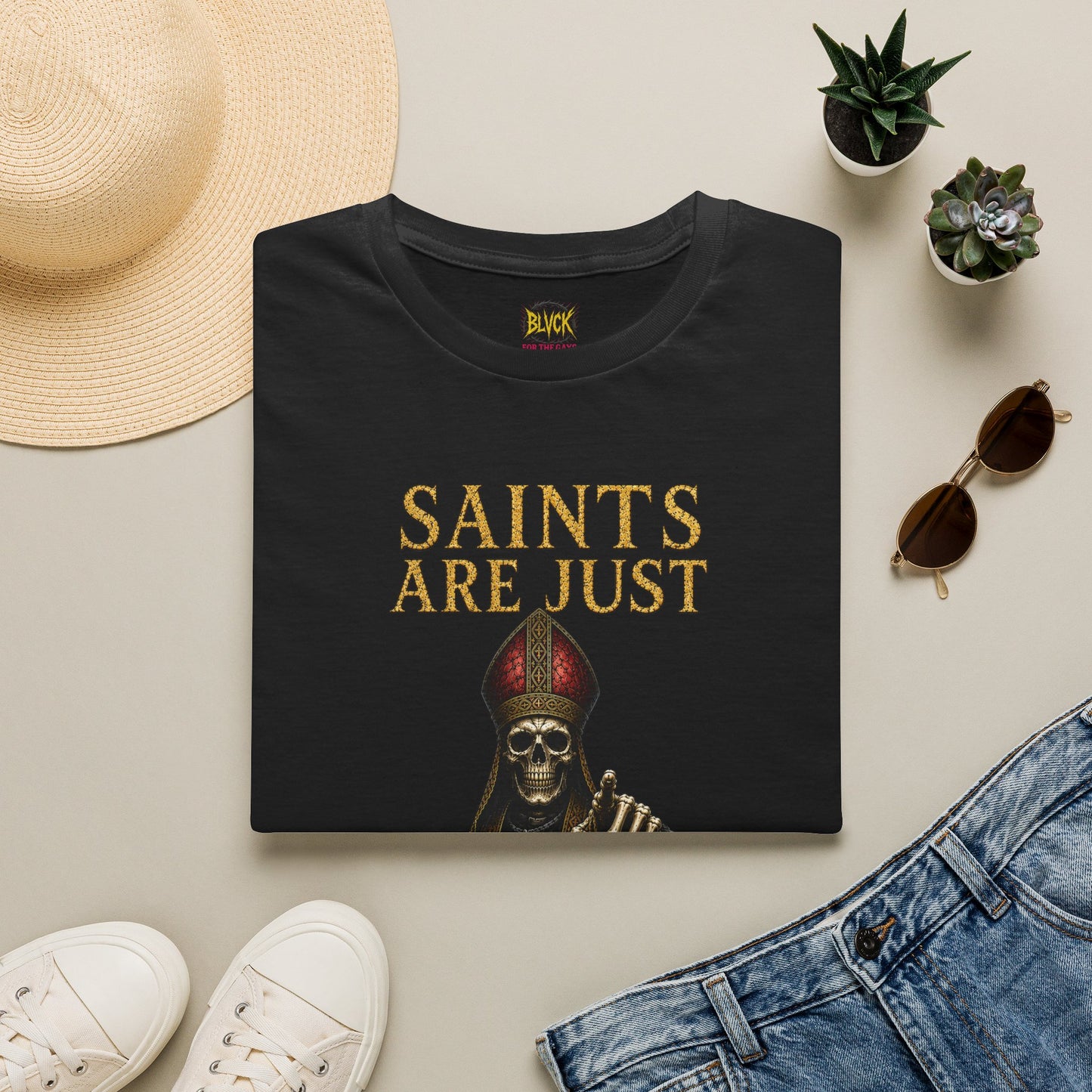 BLVCK // Saints Are Just Corpses - Unisex Tee