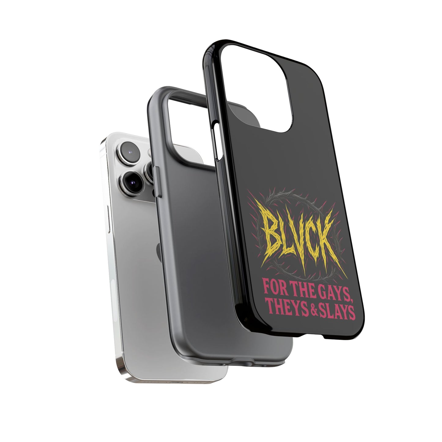 BLVCK // For the Gays, Theys & Slays iPhone Case