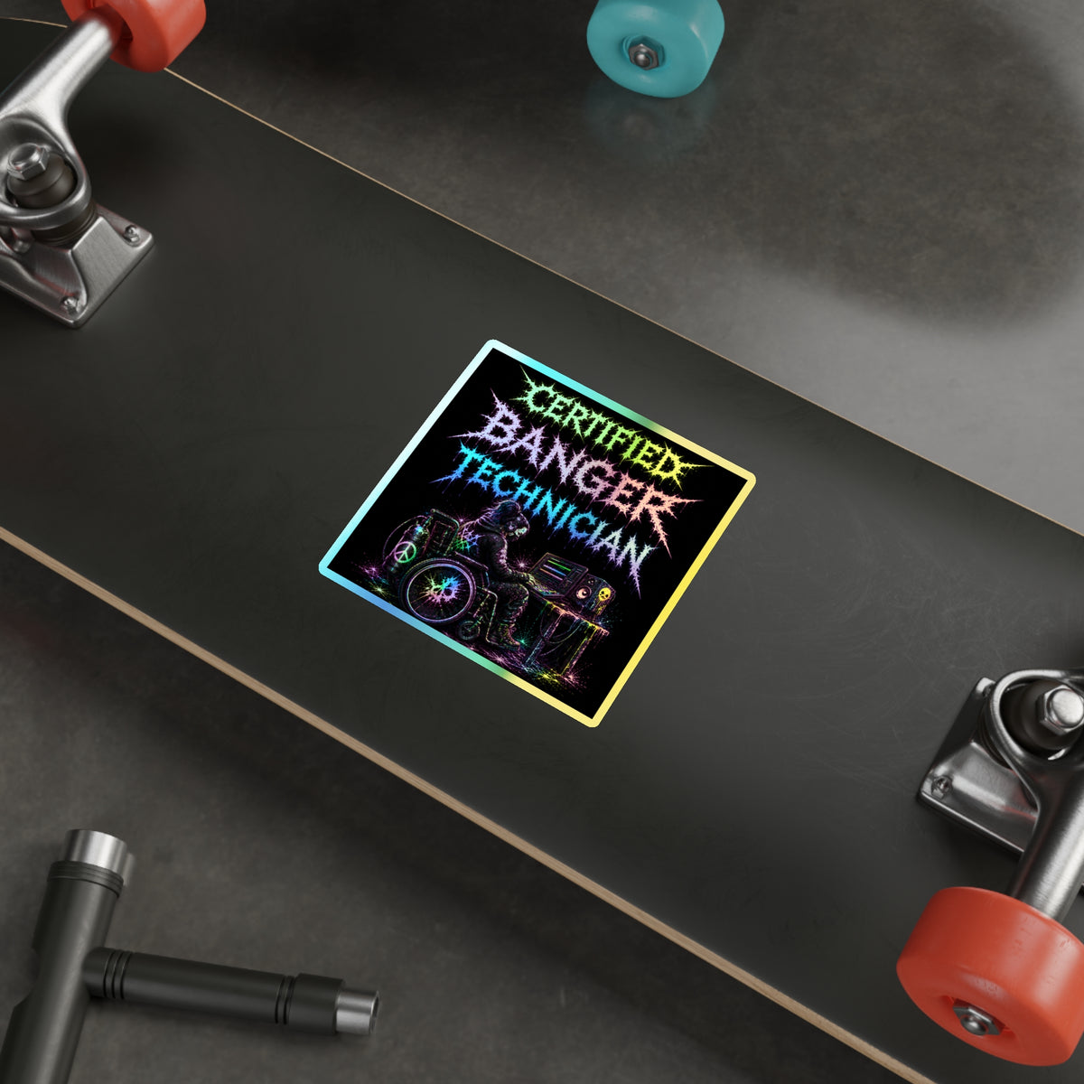 CERTIFIED BANGER TECHNICIAN // BLVCK Holographic Sticker