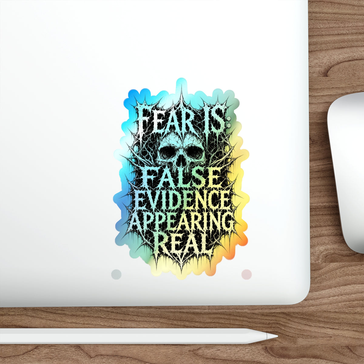 BLVCK // Holographic Sticker // Fear Is False Edition