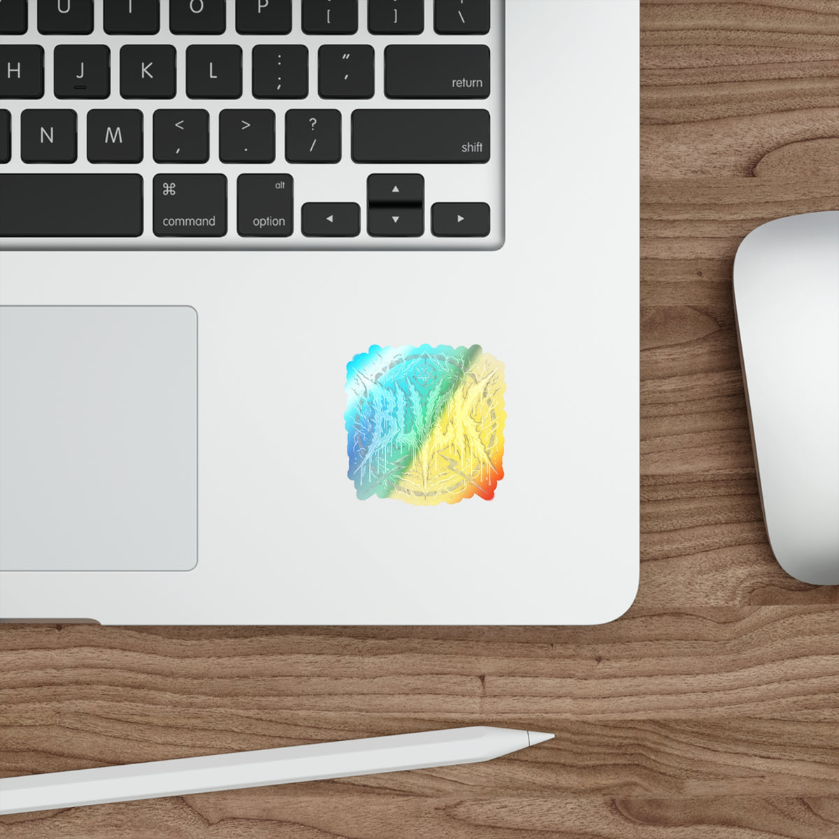 BLVCK // Holographic Sticker // Monochrome Sigil Edition