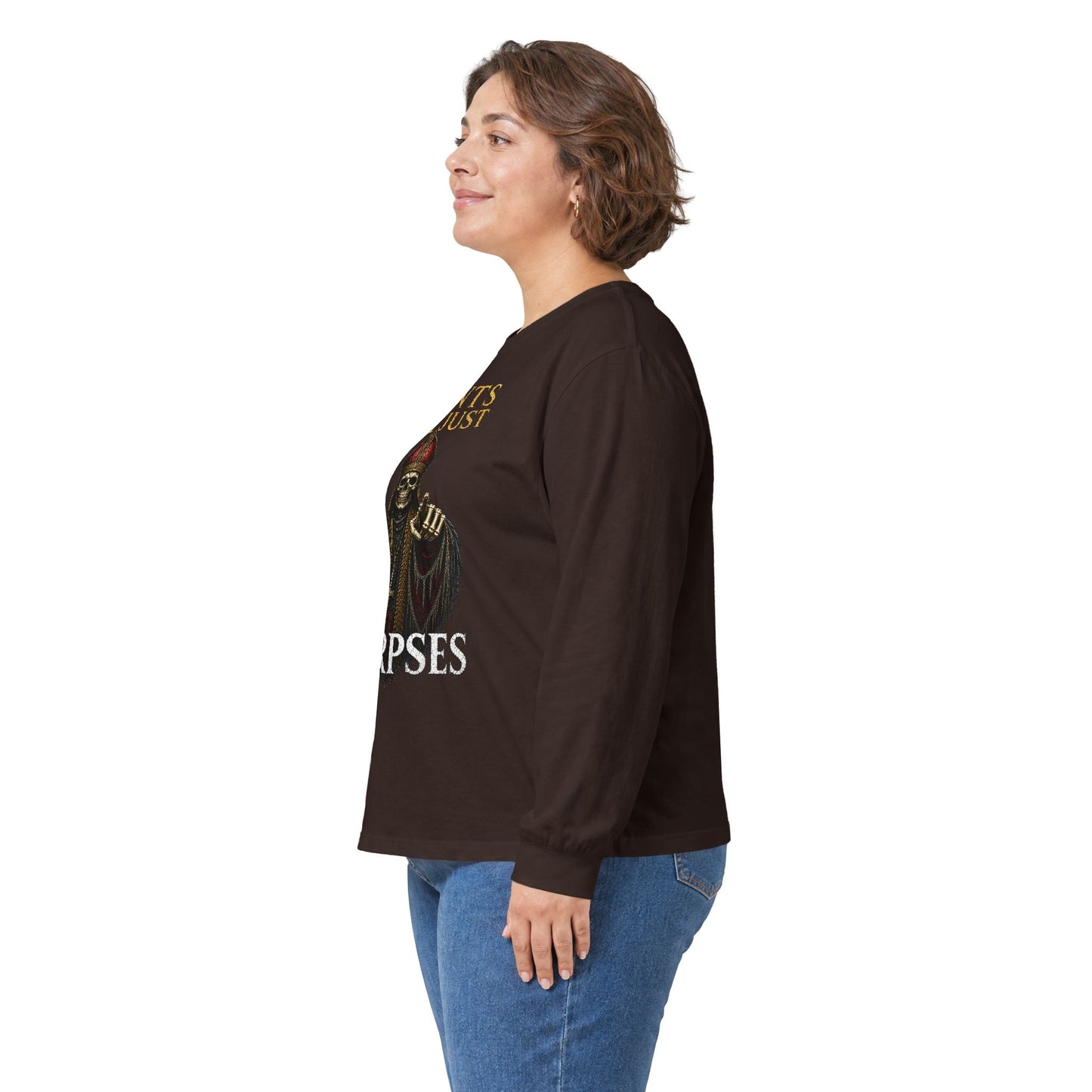 BLVCK // Saints Are Just Corpses - Long Sleeve Cotton Tee