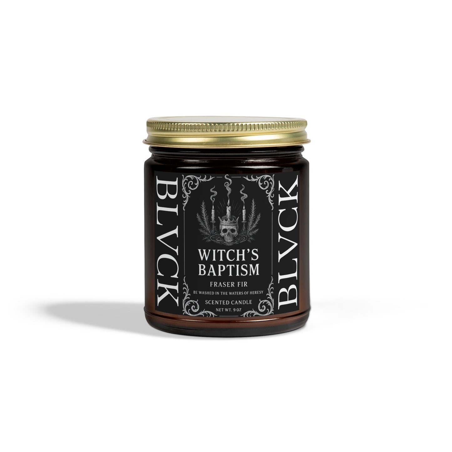 Witch's Baptism // Fraser Fur Scented Coconut Apricot Wax Candle