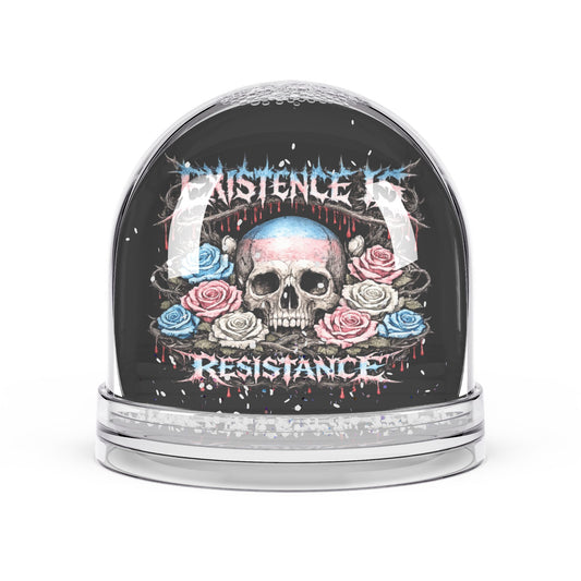 BLVCK // Existence Is Resistance Snow Globe