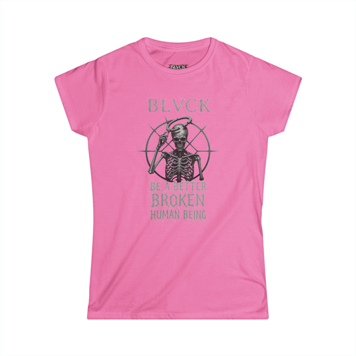 BLVCK // Better Broken Human Being - Monochrome Women's Tee