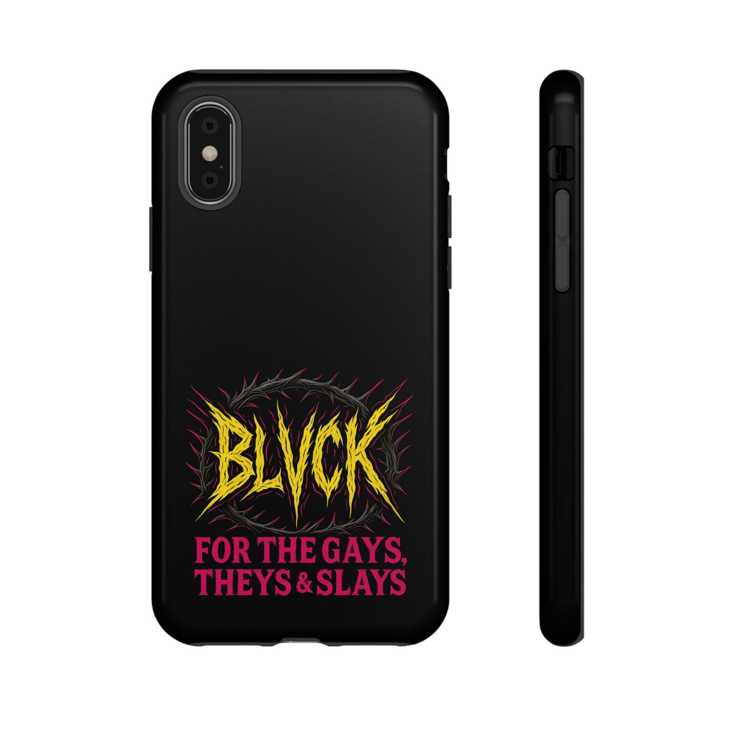 BLVCK // For the Gays, Theys & Slays iPhone Case