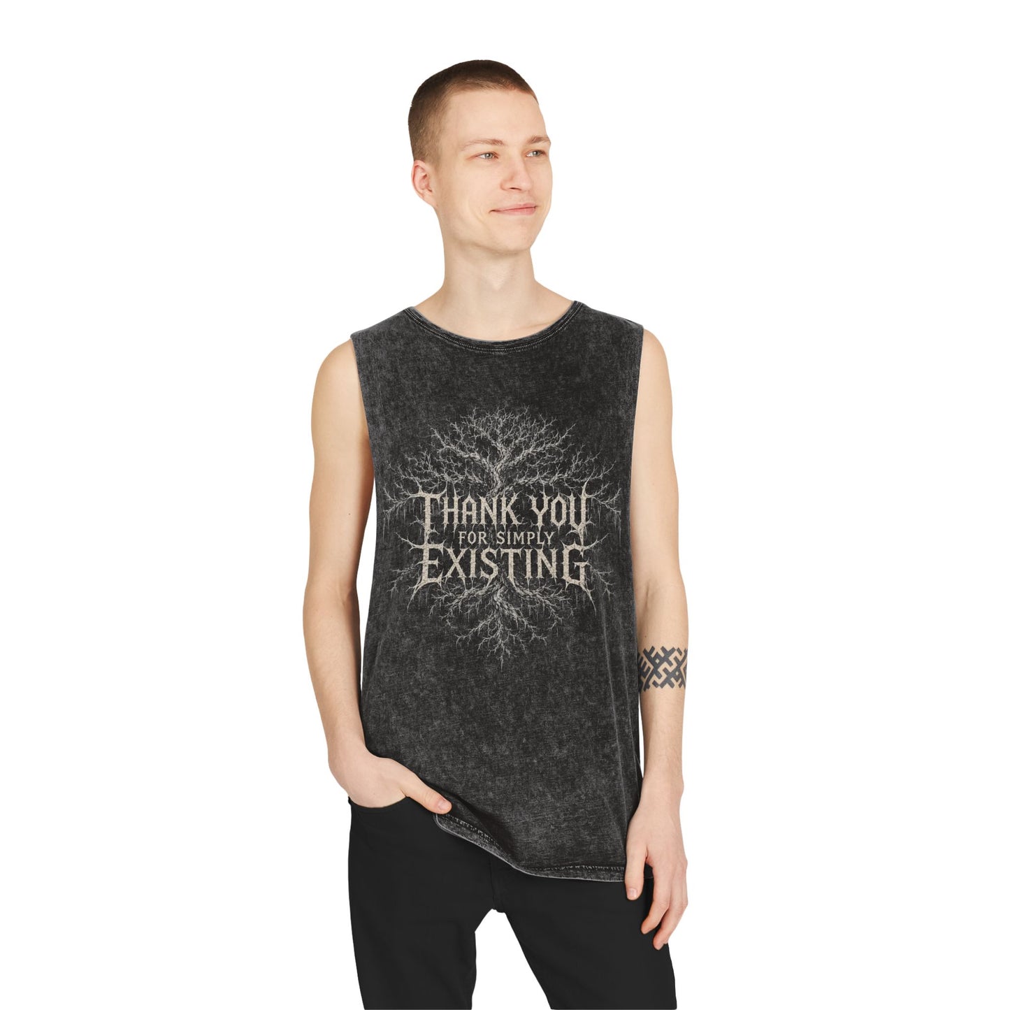 BLVCK // Blasphemous Yggdrasil Sleeveless Tank