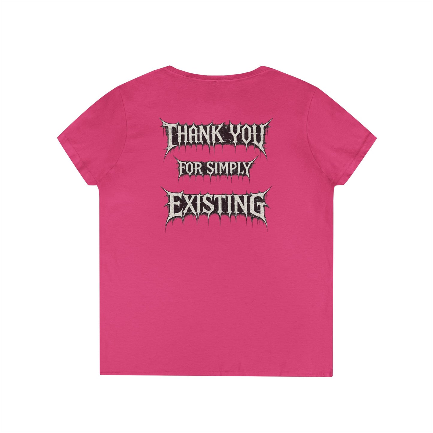 BLVCK // Thank You for Simply Existing Women's V-Neck Tee