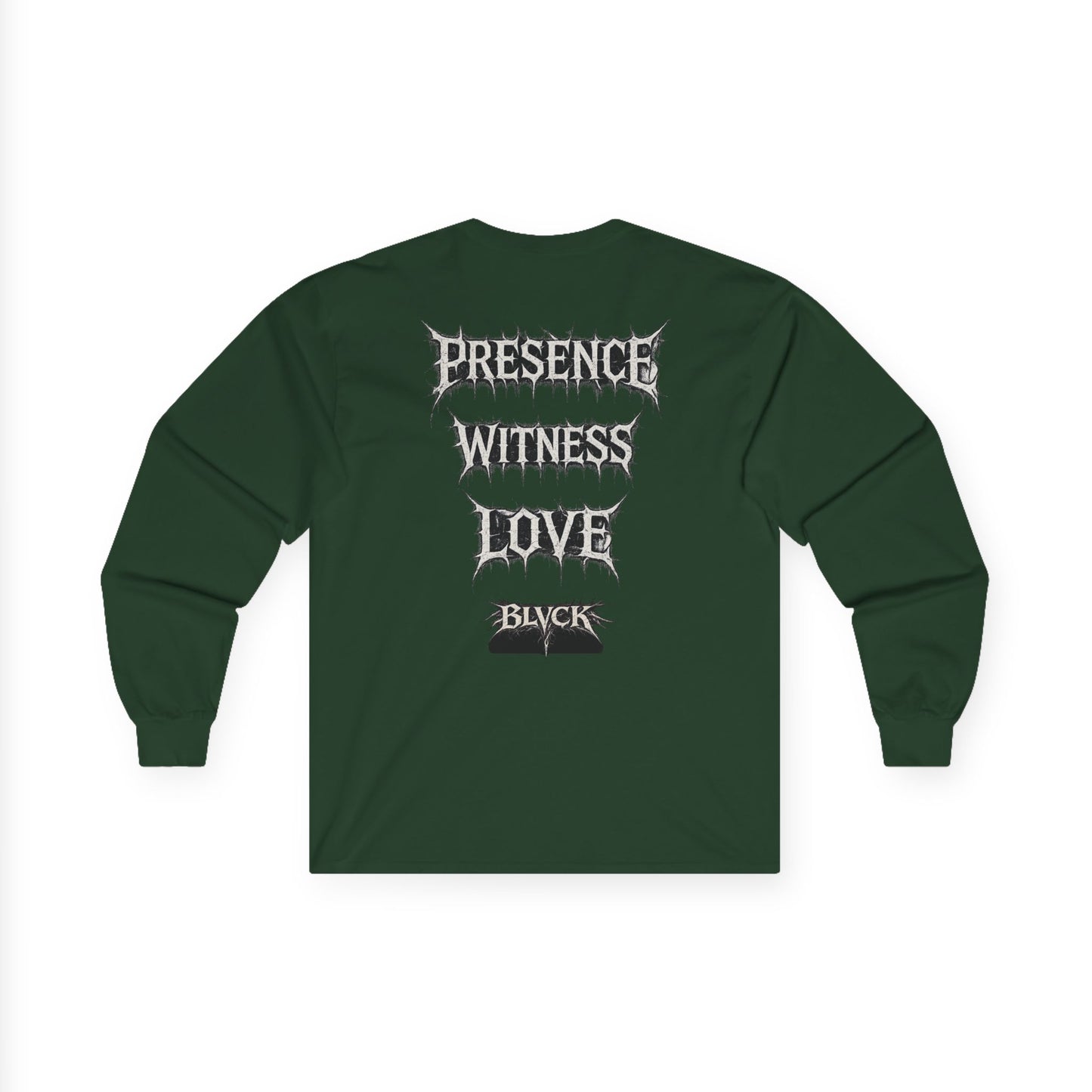 BLVCK // Better Broken Human Being - Long Sleeve Cotton Tee