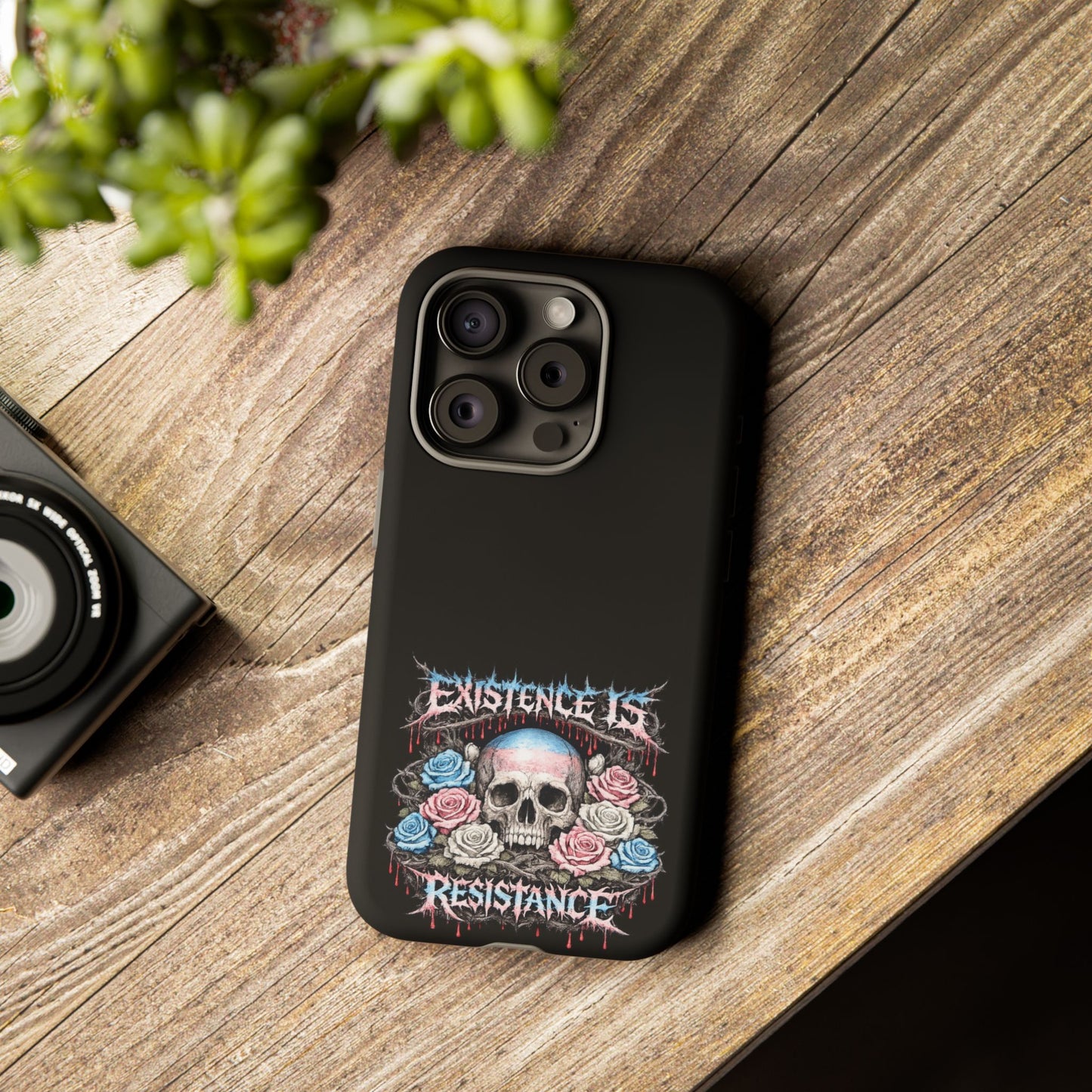BLVCK // Existence Is Resistance - iPhone Case
