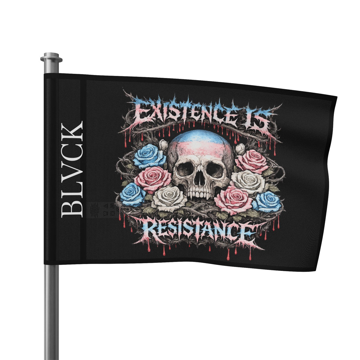 BLVCK Flag // Existence Is Resistance Edition