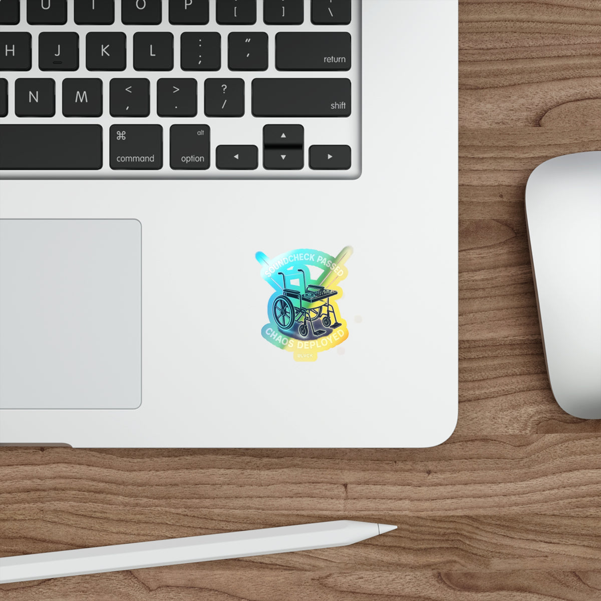 SOUNDCHECK PASSED // BLVCK Holographic Sticker