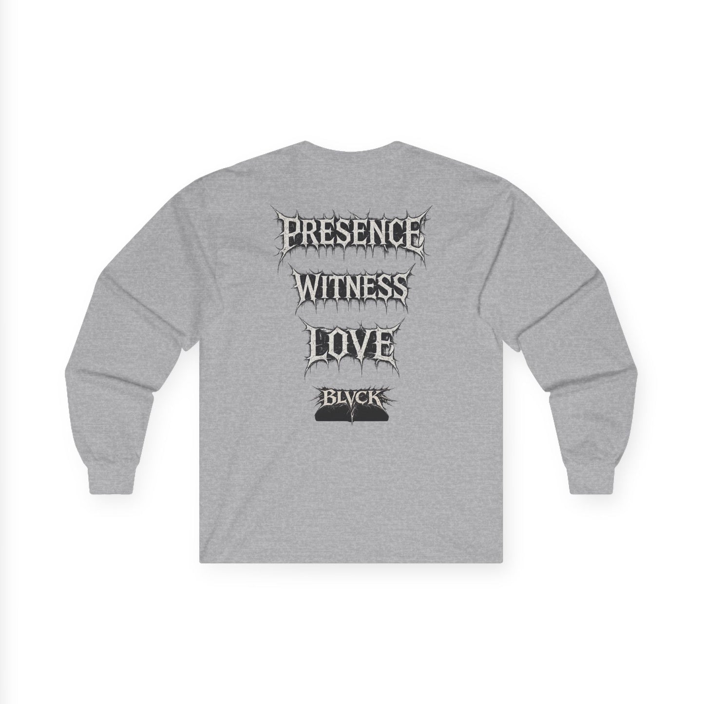 BLVCK // Better Broken Human Being - Long Sleeve Cotton Tee
