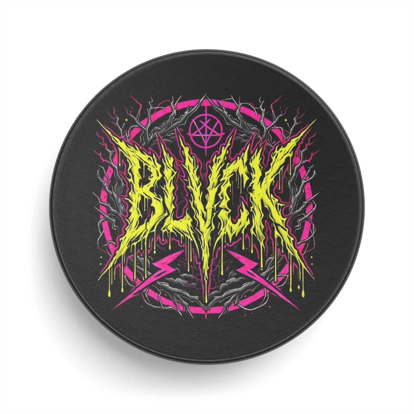 BLVCK // Neon Sigil // Hockey Puck