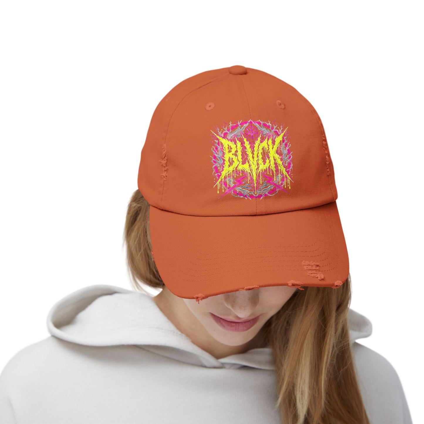 BLVCK Sigil // Distressed Cap
