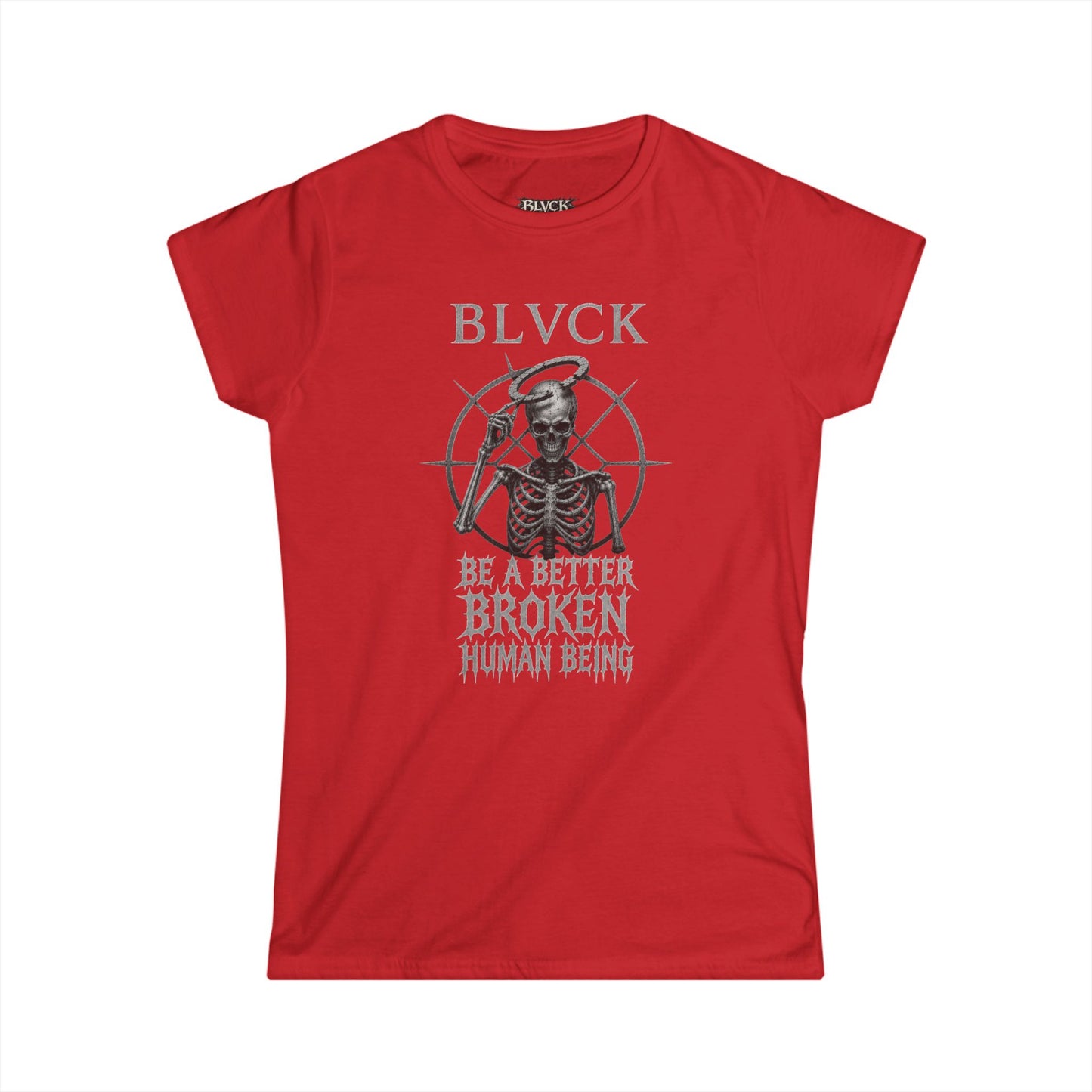 BLVCK // Better Broken Human Being - Monochrome Women's Tee