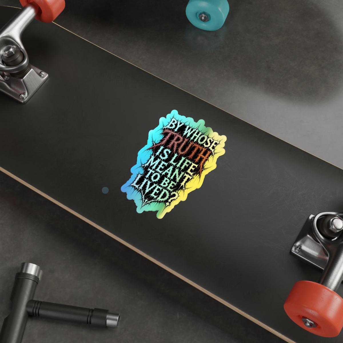 BLVCK // Holographic Sticker // Whose Truth Edition