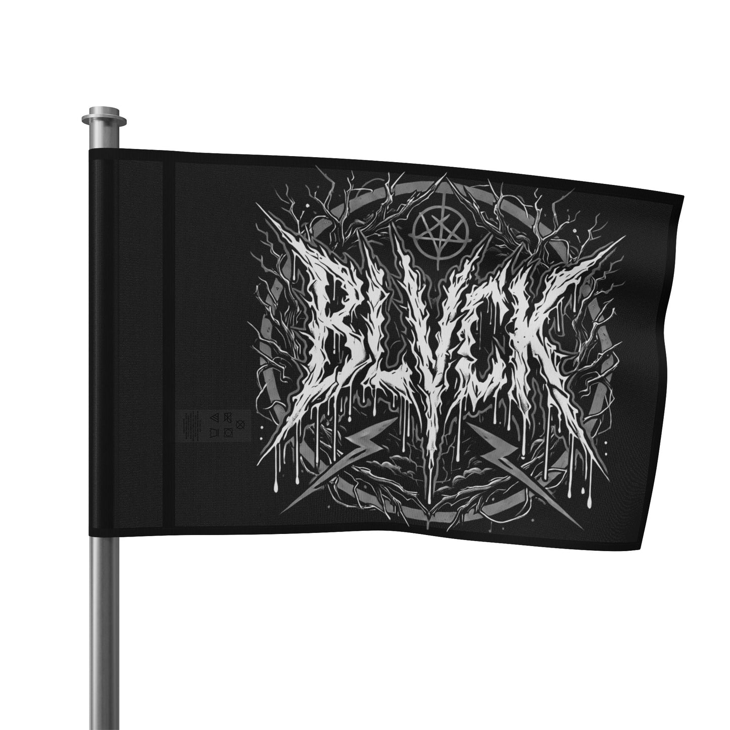 BLVCK Sigil Flag // Shadow Edition