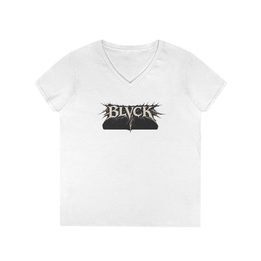 BLVCK // Presence - Witness - Love Women's V-Neck Tee