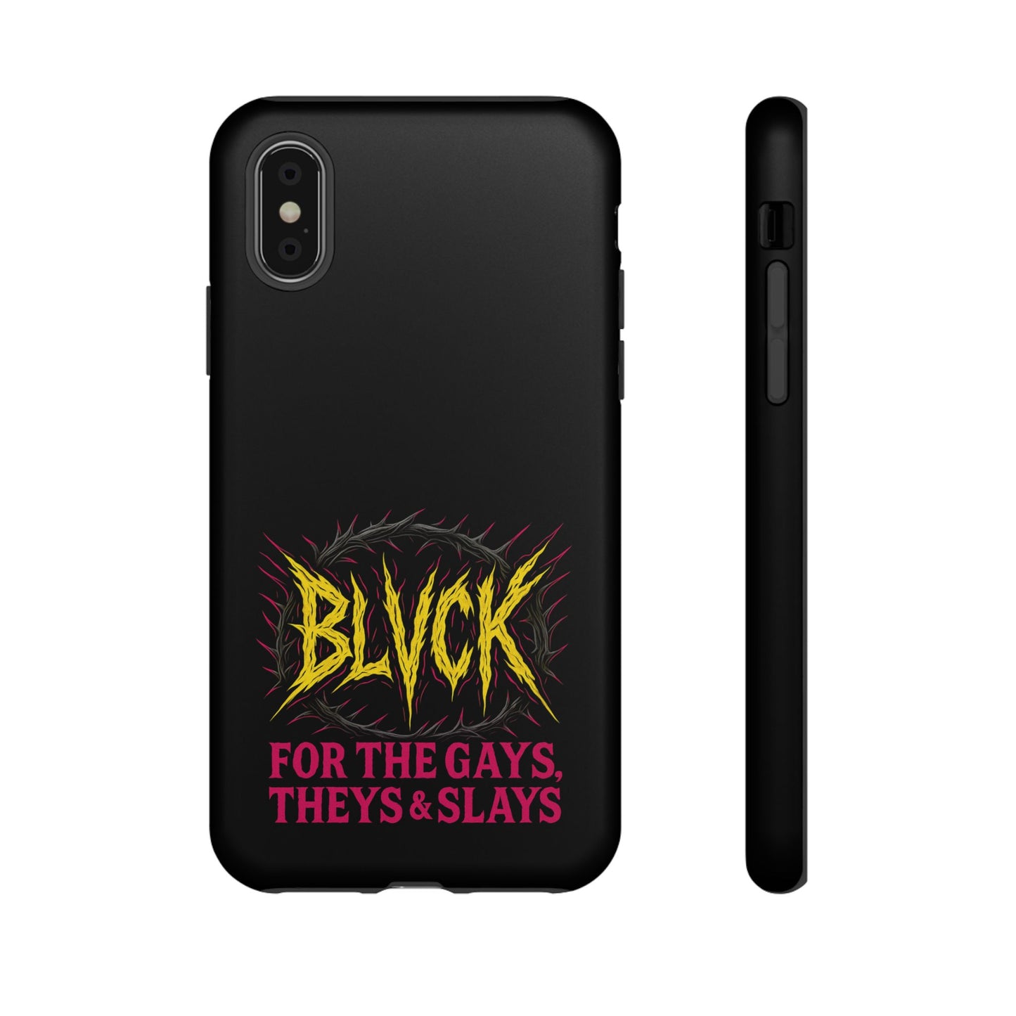 BLVCK // For the Gays, Theys & Slays iPhone Case