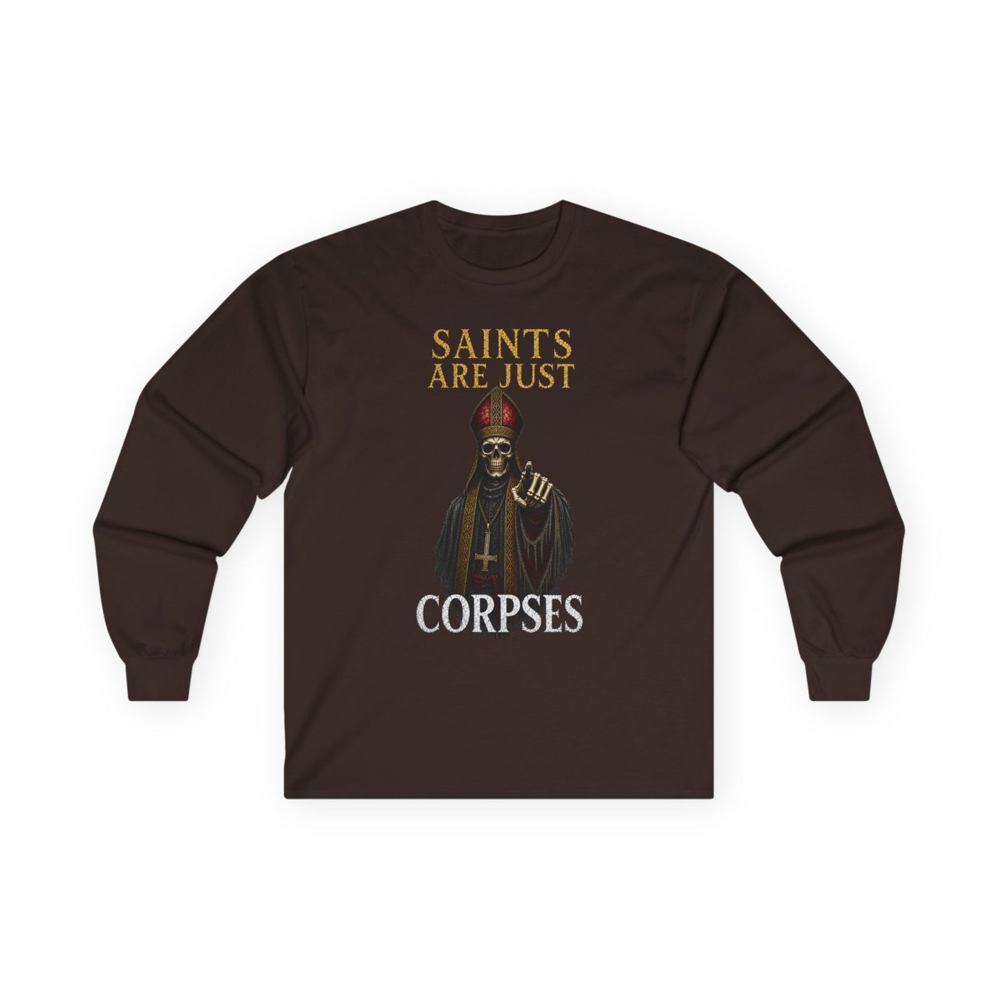BLVCK // Saints Are Just Corpses - Long Sleeve Cotton Tee