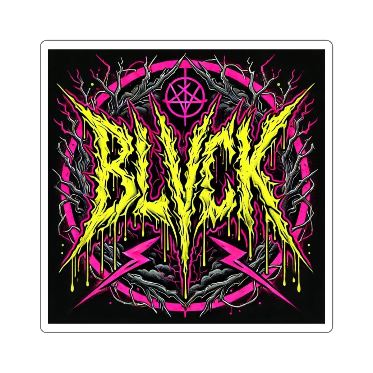 Chaos Crown Edition // BLVCK Sticker