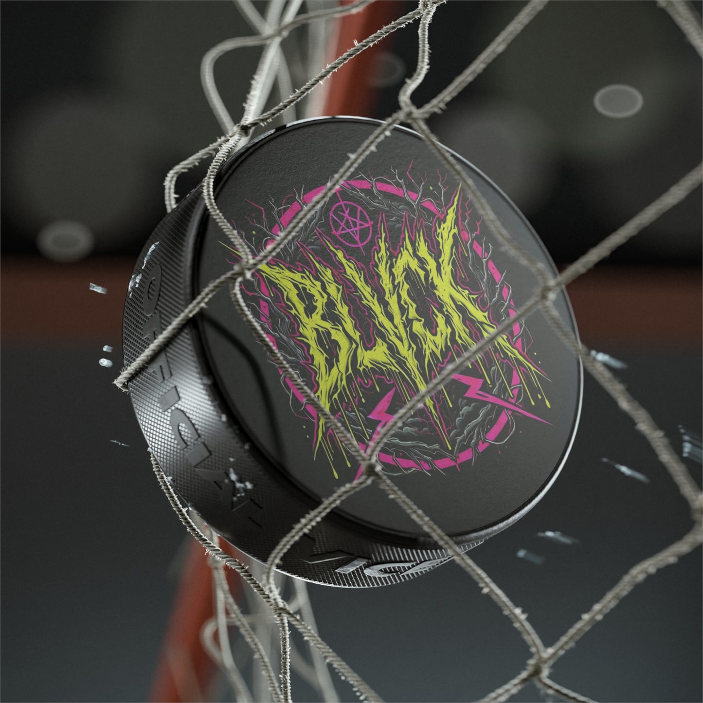 BLVCK // Neon Sigil // Hockey Puck