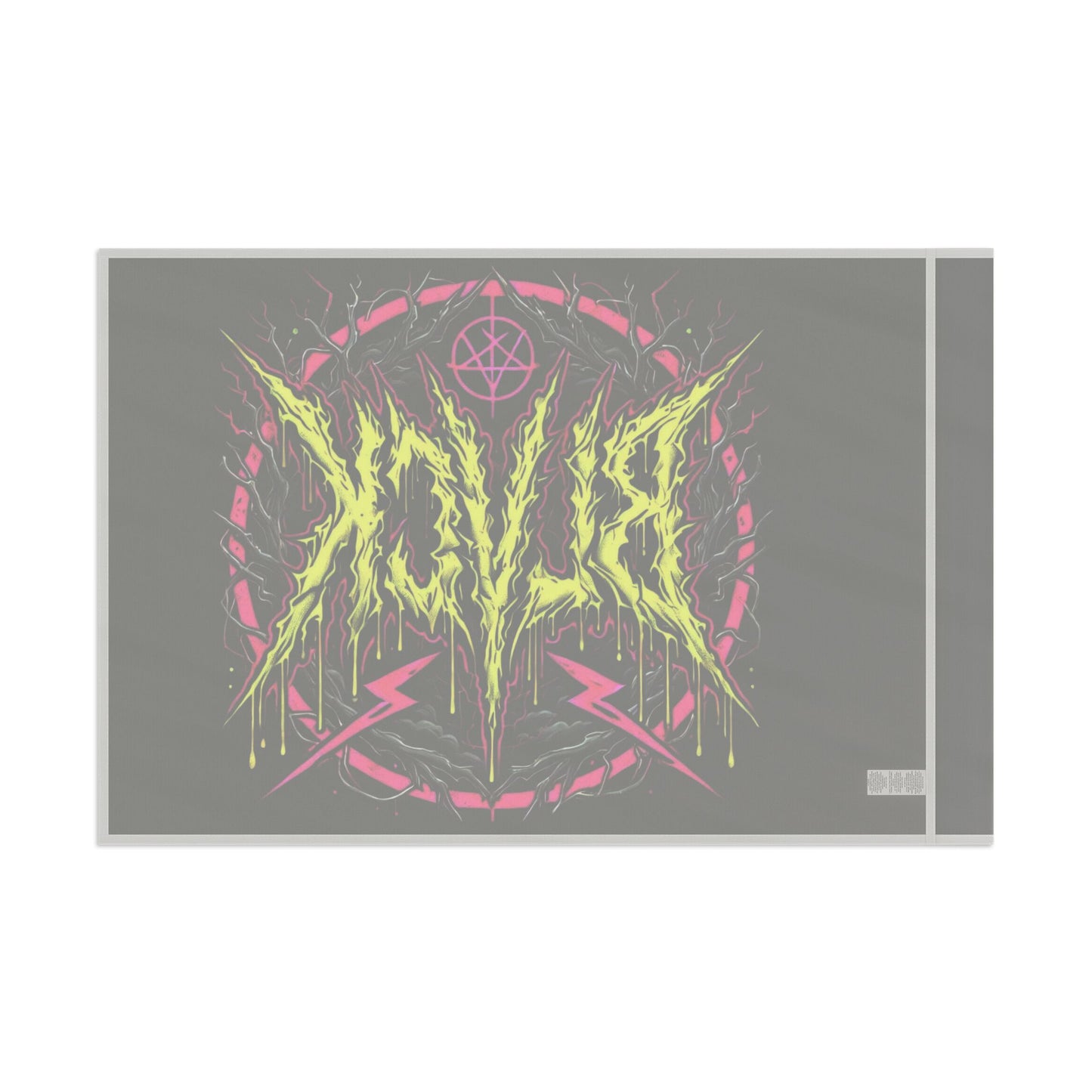 BLVCK Sigil Flag // Neon Inferno Edition