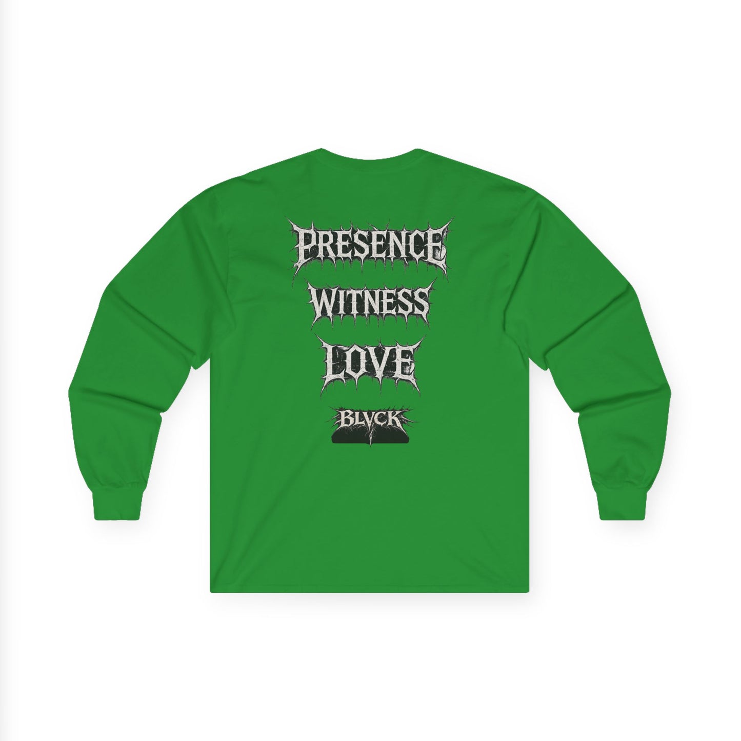 BLVCK // Presence, Witness, Love - Long Sleeve Tee